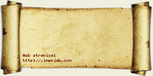 Atanasije Jačovac vizit kartica